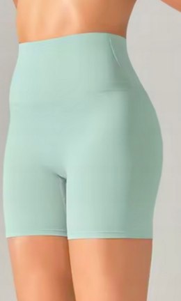Legginsy KRYJĄCE kolarki wysoki stan krótkie spodenki -BAMBUS KOLORY