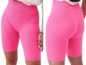 Prążkowane Kolarki Legginsy z Wysokim Stanem Fit Getry Sportowe s/m