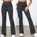 Damskie kryjące legginsy push-up modelujące wysoki stan dzwony