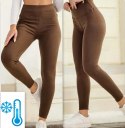 LEGGINSY BAMBUSOWE LEKKO OCIEPLANE KOLORY CIEPŁE L/XL