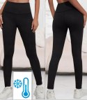 LEGGINSY BAMBUSOWE LEKKO OCIEPLANE KOLORY CIEPŁE L/XL
