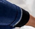 Legginsy Imitacja Jeans Ciepłe Leginsy Spodnie Damskie Grube Modne Getry