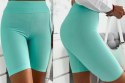 Prążkowane Kolarki Legginsy z Wysokim Stanem Fit Getry Sportowe s/m