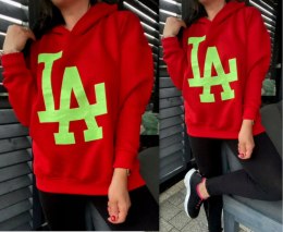 BLUZA KAPTUR OVERSIZE MODNA CIEPŁA WYGODNA L