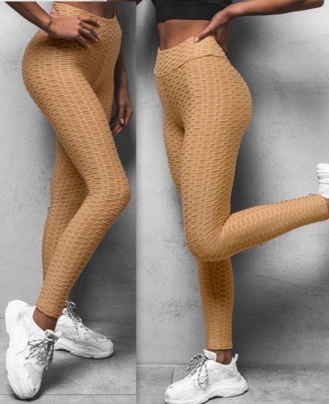 Legginsy PUSH UP sportowe FITNESS KARBOWANE KOLORY L/XL Legginsy PUSH UP sportowe FITNESS KARBOWANE KOLORY L/XL