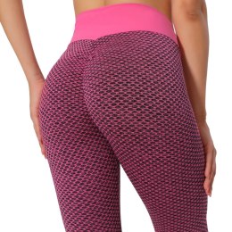 Legginsy KARBOWANE damskie antycellulitowe L/XL