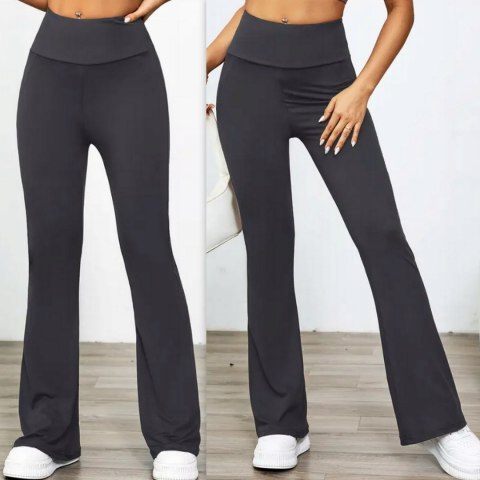 Damskie kryjące legginsy push-up modelujące wysoki stan dzwony L/XL Damskie kryjące legginsy push-up modelujące wysoki stan dzwony L/XL